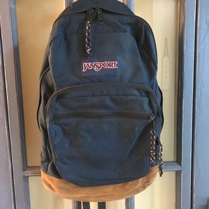 Vintage Jansport Originals Backpack Suede Bottom